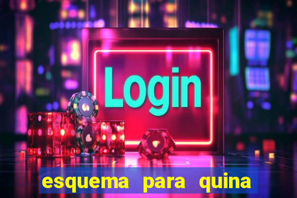 esquema para quina com 20 dezenas